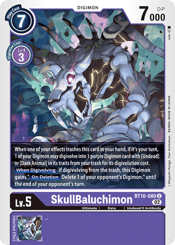 SkullBaluchimon / Uncommon / BT10