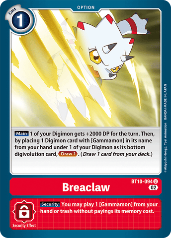 Breaclaw / Uncommon / BT10