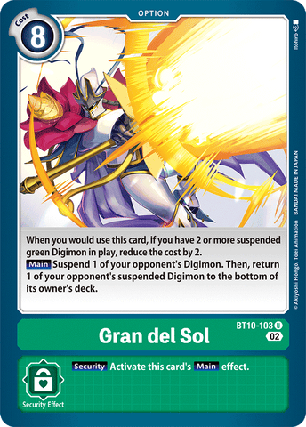 Gran del Sol / Uncommon / BT10