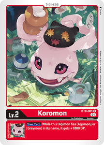 Koromon (Red) / Uncommon / BT9