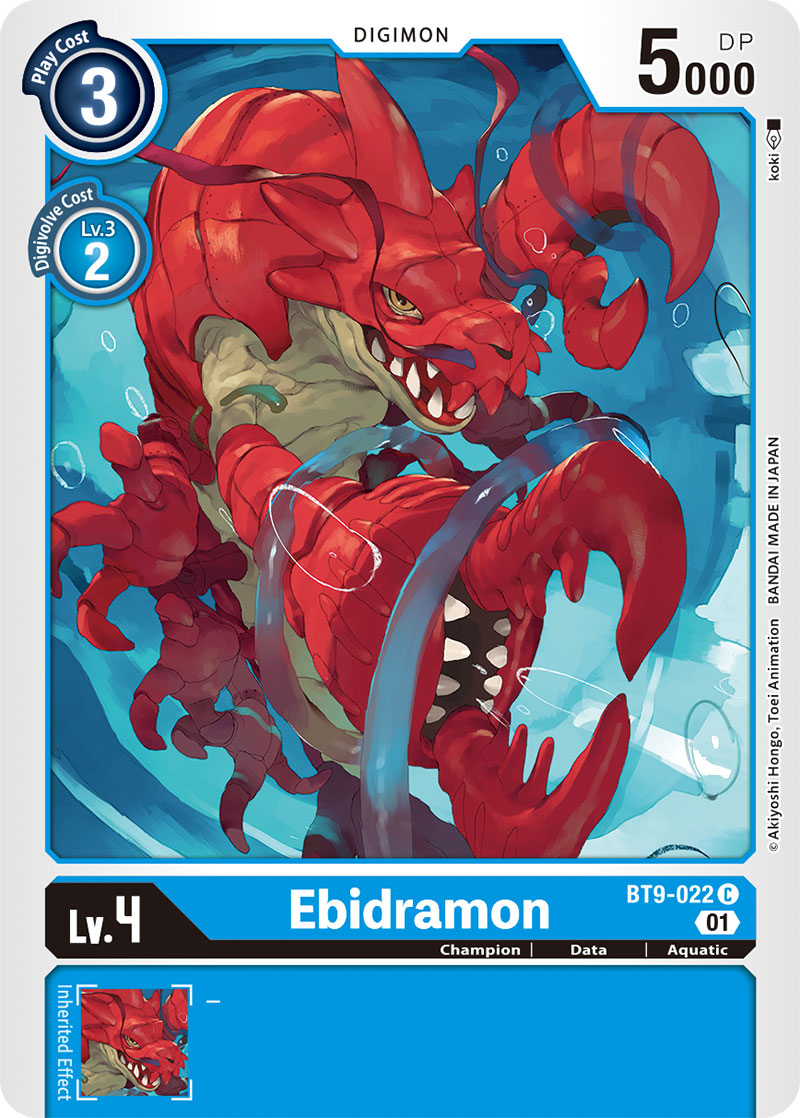 Ebidramon (Blue) / Common / BT9