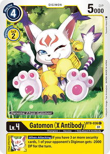 Gatomon (X Antibody) (Yellow) / Common / BT9