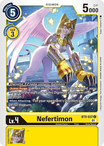 Nefertimon (Yellow) / Uncommon / BT9