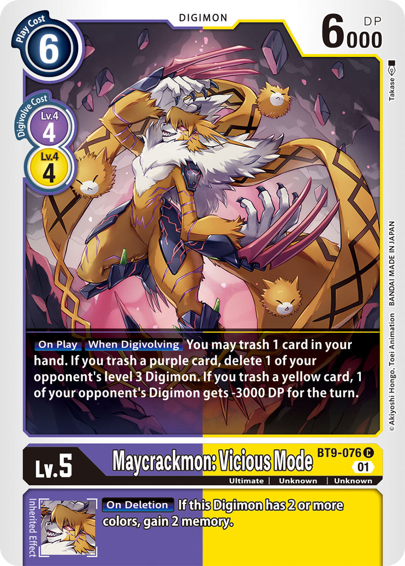 Maycrackmon: Vicious Mode (Multicolour) / Common / BT9