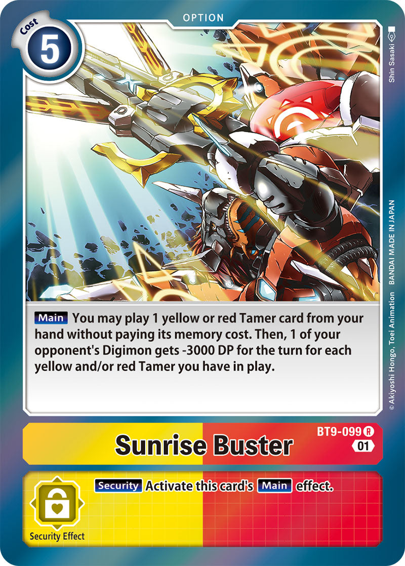 Sunrise Buster / Rare / BT9