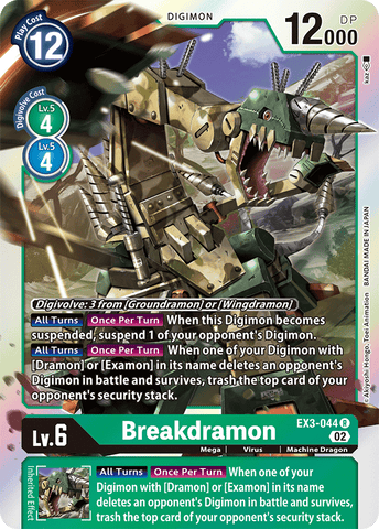 Breakdramon / Rare / EX3