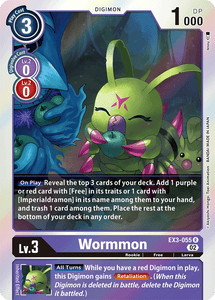 Wormmon / Rare / EX3