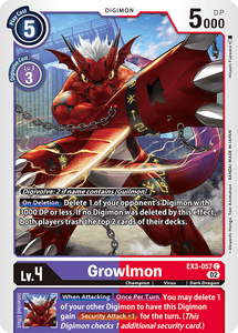 Growlmon / Common / EX3