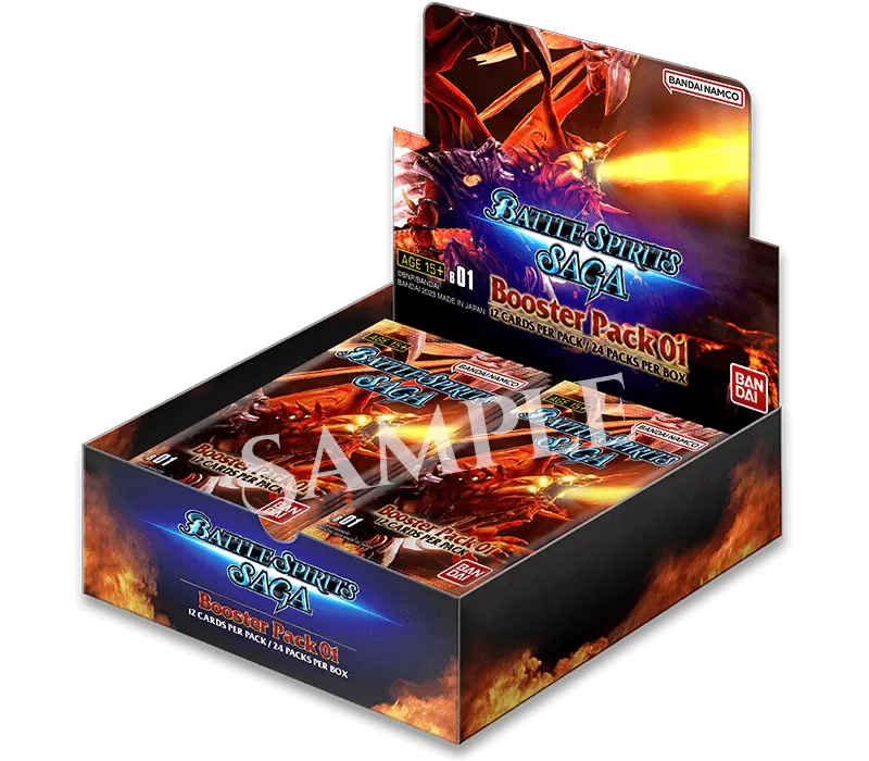 Battle Spirits Saga Card Game Set 01 Booster Display / 24 Packs