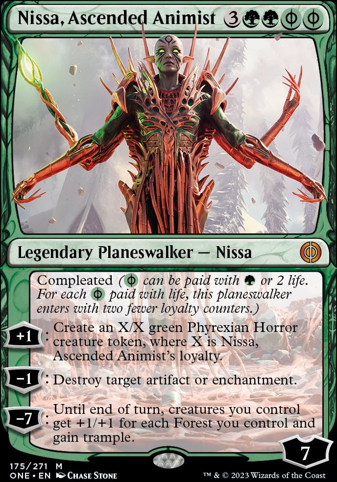 Nissa, Ascended Animist / Mythic / ONE (FOIL)