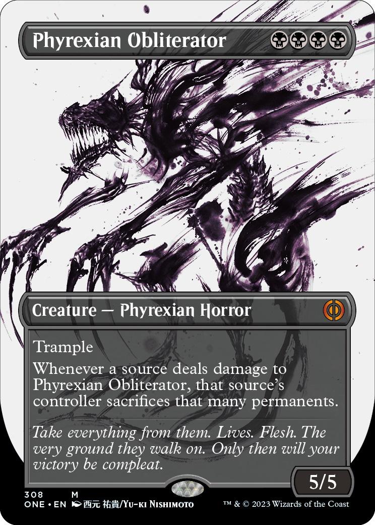 Phyrexian Obliterator / Mythic / ONE (Borderless)