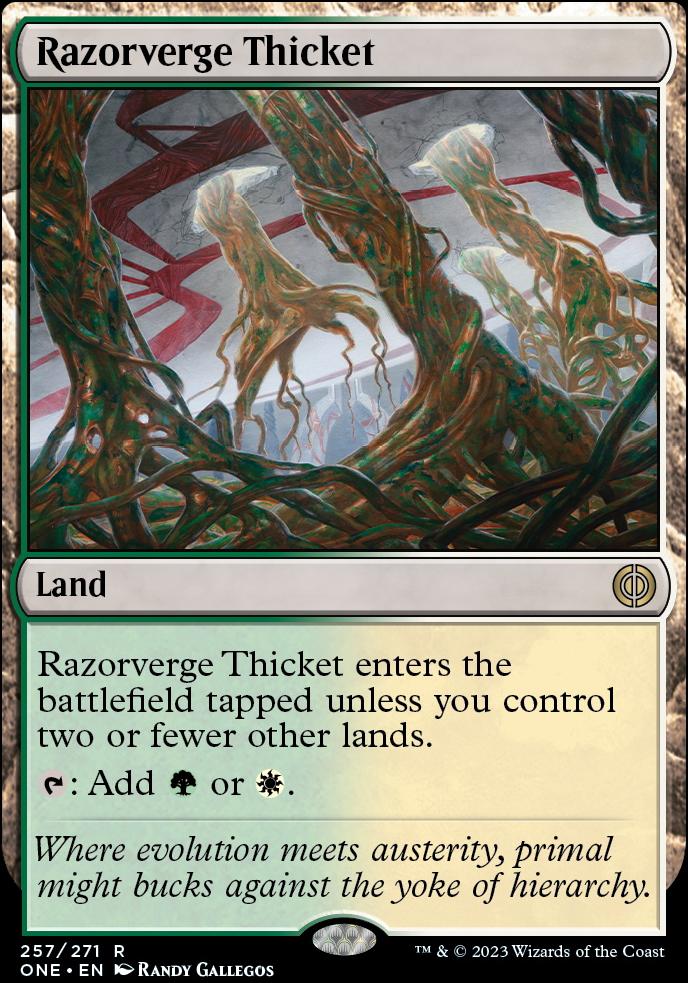 Razorverge Thicket / Rare / ONE (FOIL)